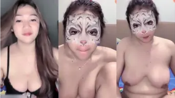 Live Streaming Telanjang Bugil Miss Azkia Dengan Lingerie Hitam Menggoda