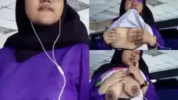 Hijab Nakal Pamer Memek Di Kantor Biar Boss Ngaceng