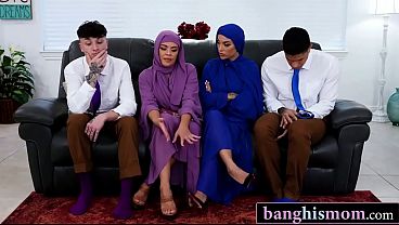 Pesta Ngentot Balas Dendam Bareng Dua Hijab Montok Mertua Sama Anak Tiri Kontol Gede