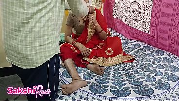 Bru Baru Nikah, Suami Pergi Kantor, Mertua Langsung Ngewein Mantu Di Hari Spesial, Pertama Kali Selingkuh Pakai Saree, Desahan Vulgar Dan Omongan Kotor Kencang.